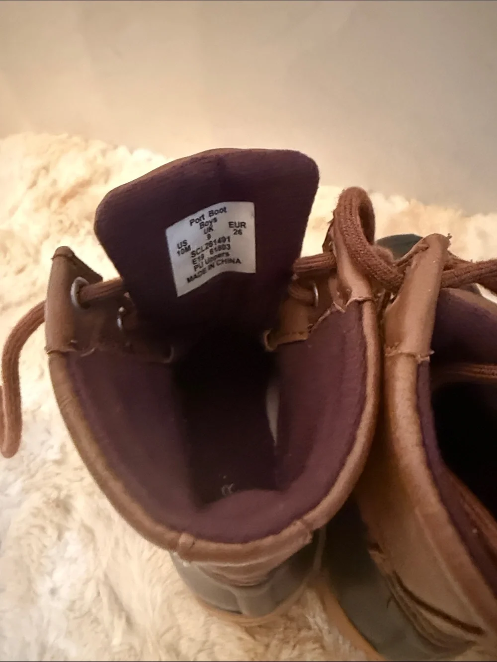 Sperry waterproof rubber